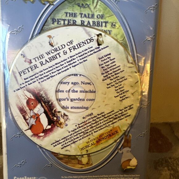 The Tale of Peter Rabbit and Benjamin Bunny (VHS‎ With CD Soundtrack) - Picture 3 of 5